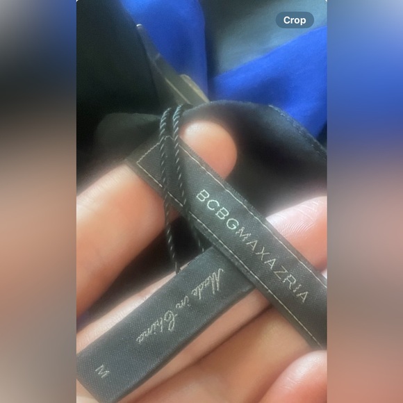 BCBGMAXAZRIA Ike Color Block Shift Dress with Back Drape Medium - Picture 5 of 8